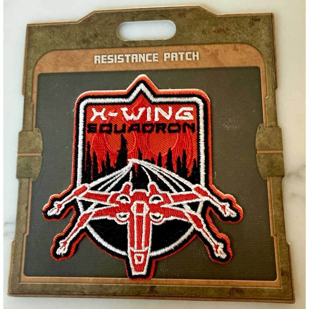 Disney Parks Star Wars Resistance X-Wing Squadron Embroidered Sew-On Patch